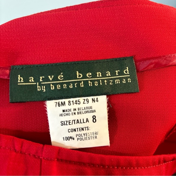 Vintage Harve Bernard red maxi skirt with button up slit. EUC size 8. - Picture 8 of 8
